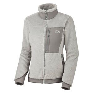 Mountain Hardwear Womens S Polartec High Loft Synchilla Full Zip Jacket in Gray